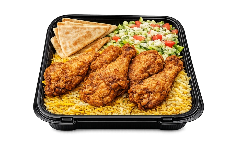 04 Pcs Fried Chicken Wings Platter